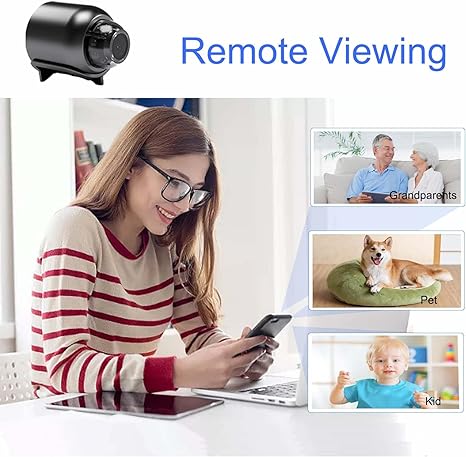 HD 1080P WiFi Hidden Spy Camera with Remote Viewing