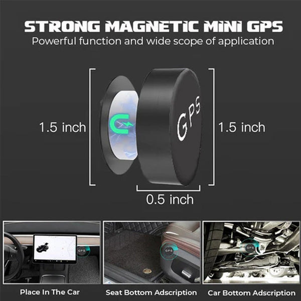 🔥 Mini Magnetic GPS Tracker