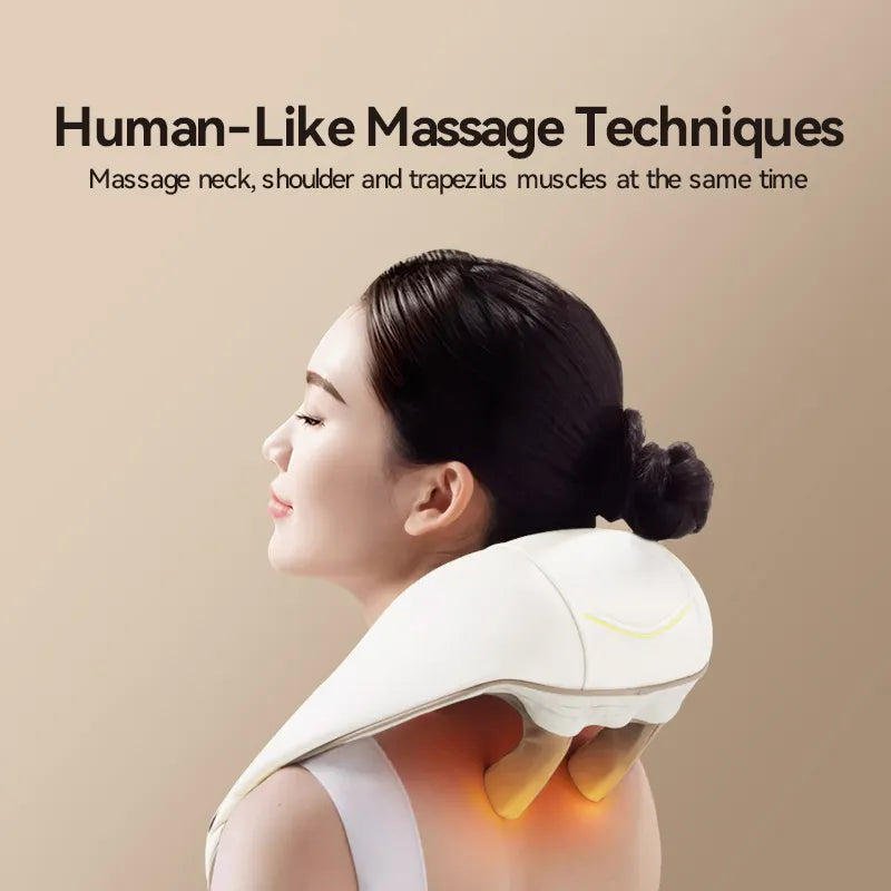 Kneading Neck Shoulder Massager with Heat Shiatsu