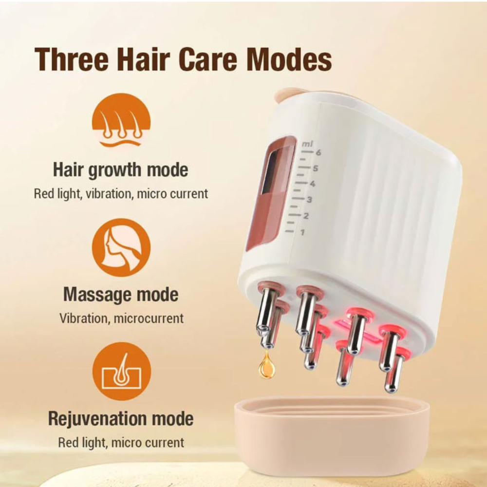 EMS Scalp Massager Comb with Red Light Therapy - IKEA