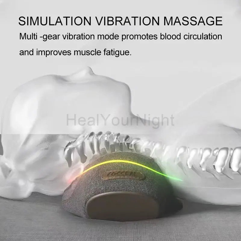 Electric Massager Cervical Pillow Hot Compress Vibration